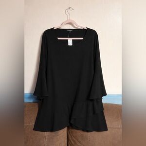 NWT Roz & Ali Black Top Size 1X